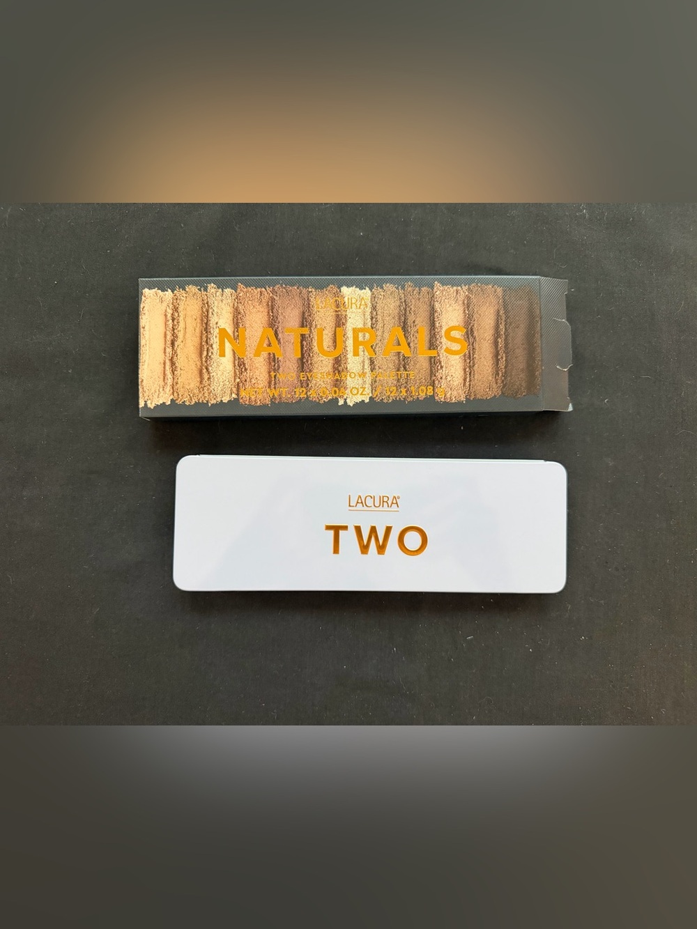 LACURA NATURALS TWO Eyeshadow Palette Collection TWO 12 Neutral Shades NIB.